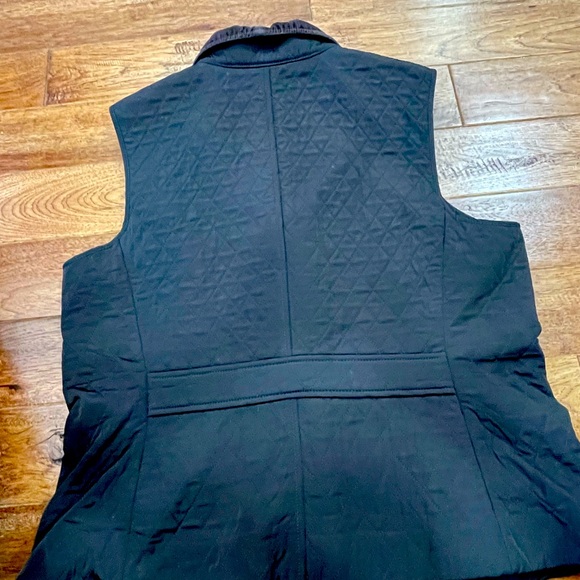 Talbots Black Quilted Women's Vest - Picture 7 of 12